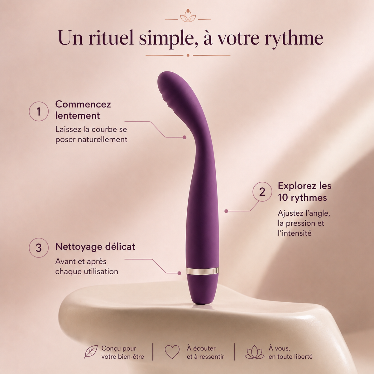 SILLAGE — Vibromasseur Sculptural