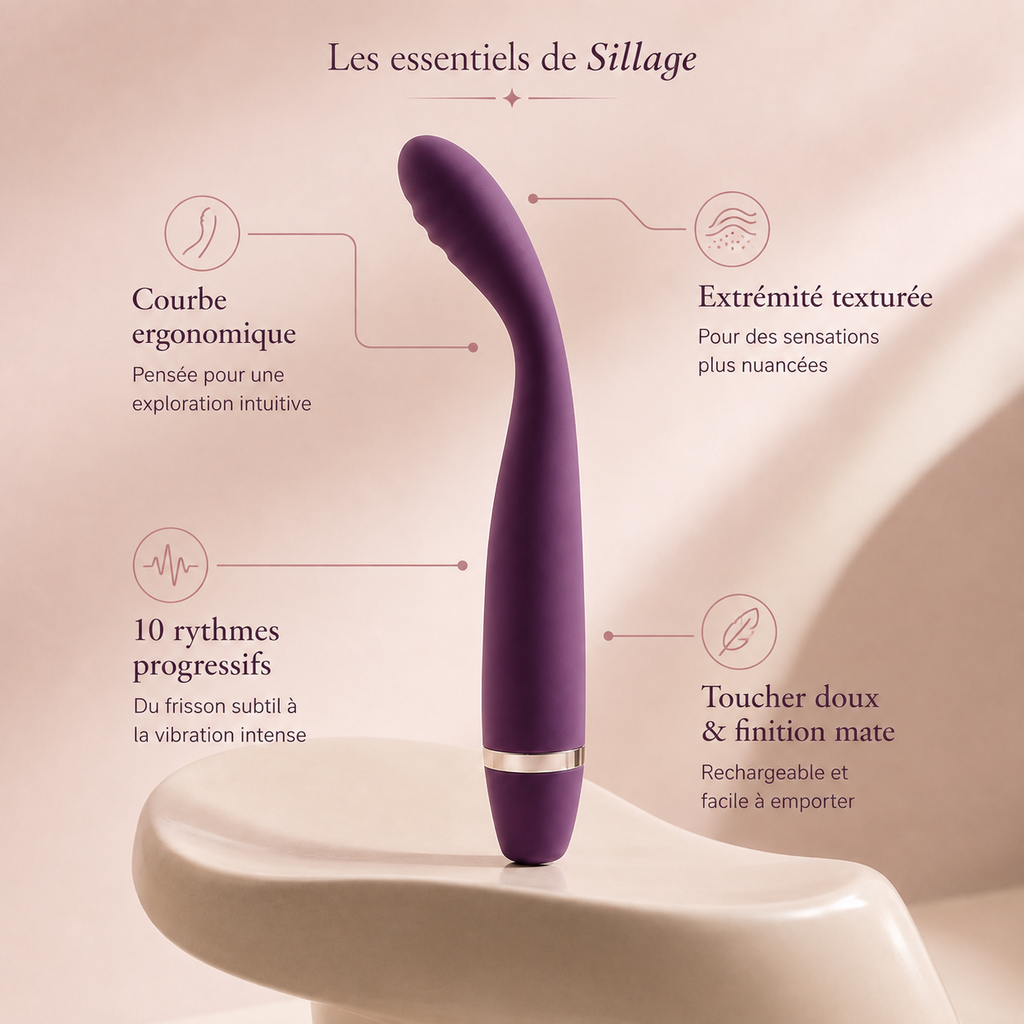 SILLAGE — Vibromasseur Sculptural